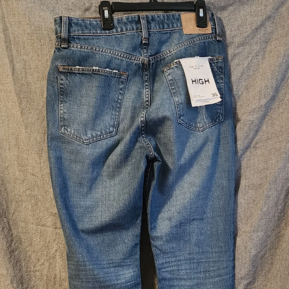 Rag & Bone High Rise Ankle Sigarette Nina jeans Size 30 New - Picture 5 of 11